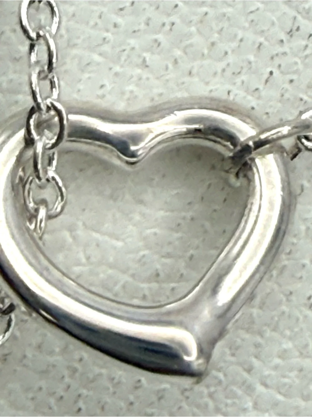 Tiffany & Co. Elsa Peretti Double Open Heart Lariat Necklace Sterling Silver